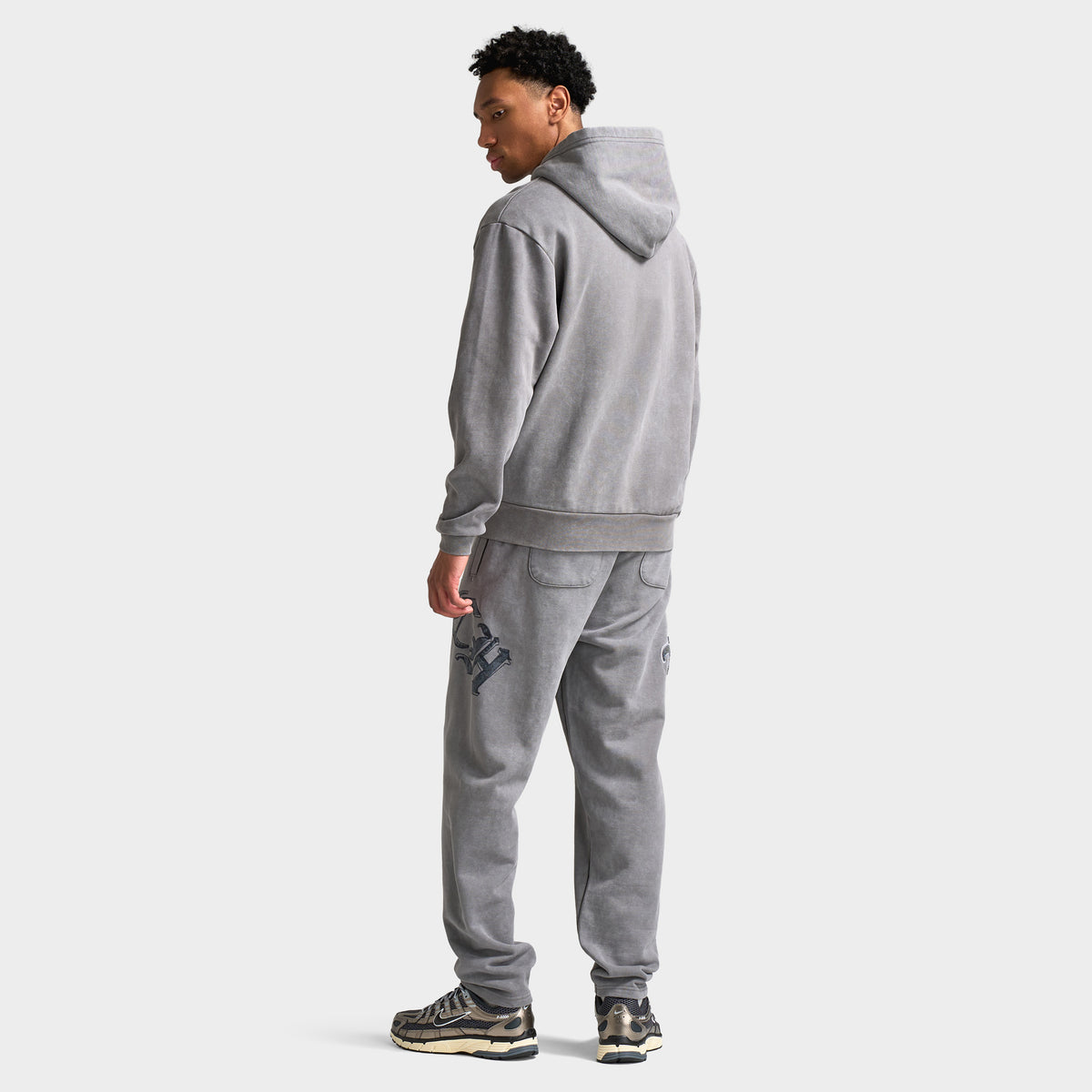 Hoodrich Inkfall Oversized Fullzip Hoodie / Lava Smoke