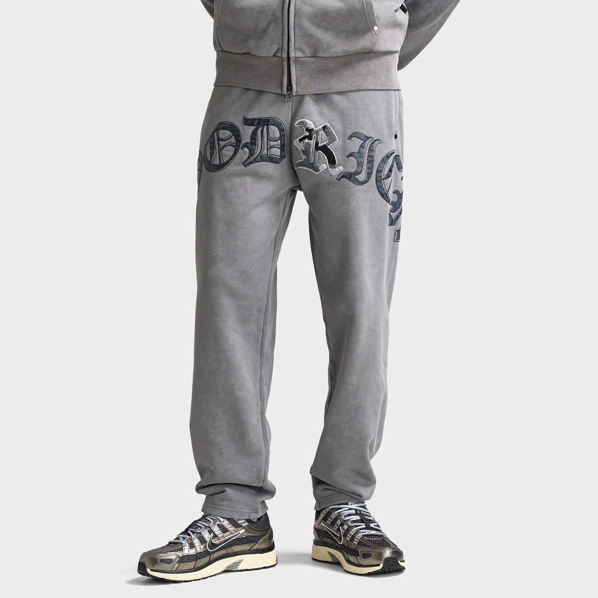 Hoodrich Inkfall Oversized Open Hem Joggers / Lava Smoke