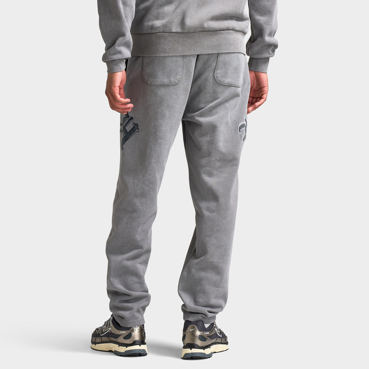 Hoodrich Inkfall Oversized Open Hem Joggers / Lava Smoke