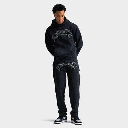 Hoodrich Nocturn Oversized Open Hem Joggers / Black