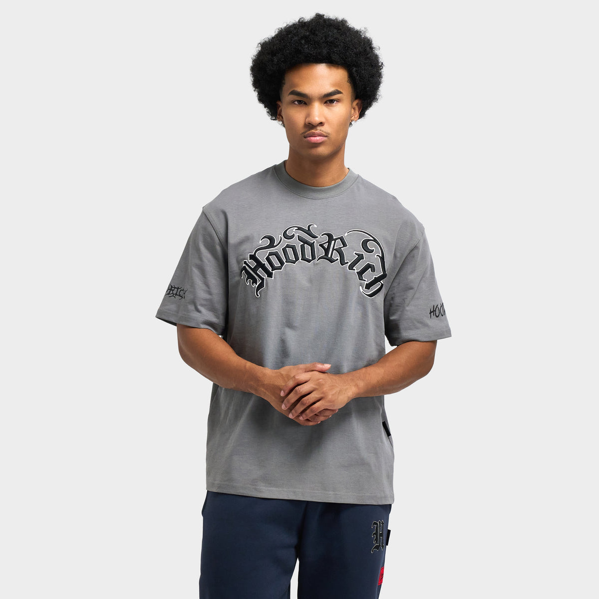 Hoodrich Nocturn T-shirt ample / Fumée de lave
