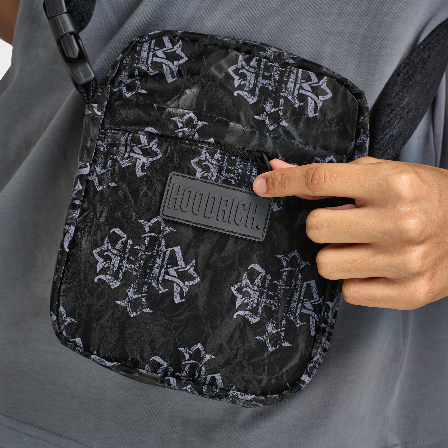 Hoodrich Virtux Sac Bandoulière Noir / Gris