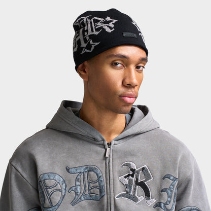 Hoodrich Virtux Fitted Beanie Black / Grey