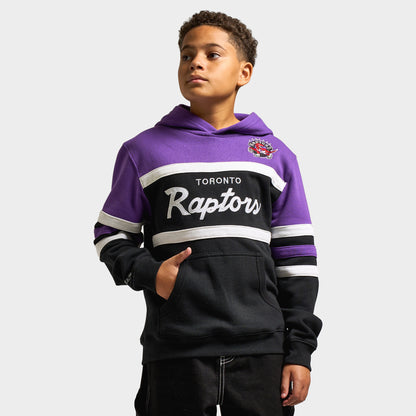 Mitchell & Ness Juniors' Head Coach Hoodie - Raptors Black /