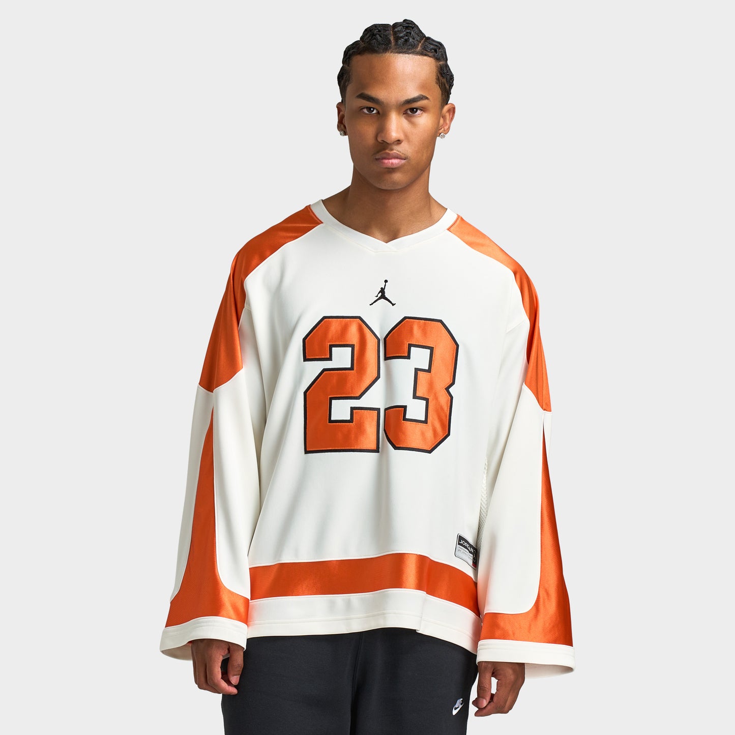 Jordan Brooklyn Collegiate Hockey Jersey Sail / Starfish - Black