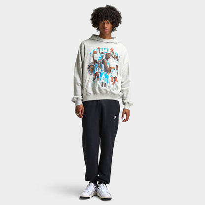 Jordan Flight Pullover Hoodie Heather Grey / Black