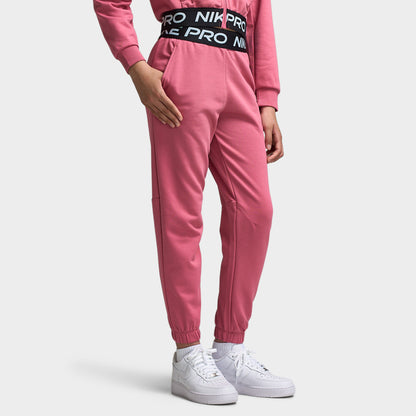 Nike Pro Juniors Pantalon de jogging polaire Pivoine / Pivoine - Noir