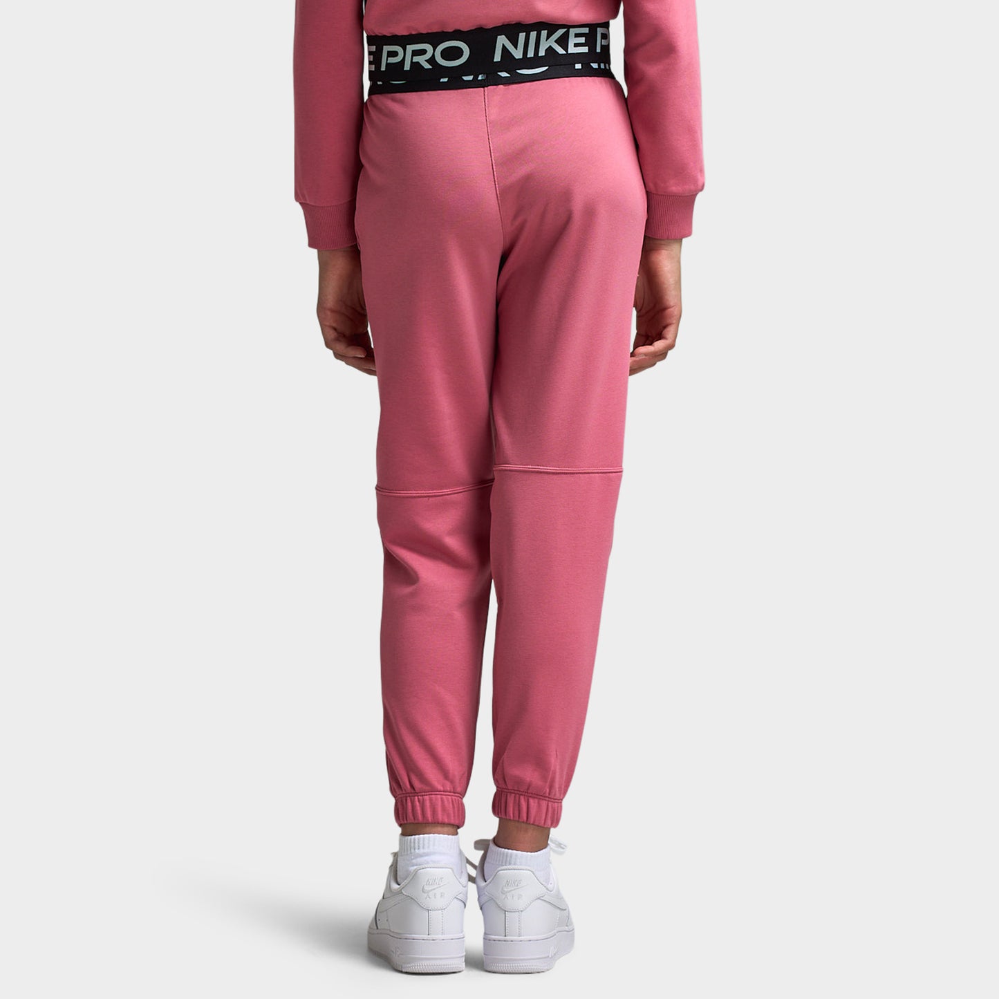 Nike Pro Juniors Pantalon de jogging polaire Pivoine / Pivoine - Noir
