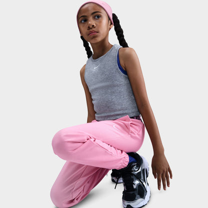 Nike Pro Junior Girls' Dri Fit Fleece Joggers / Med Soft Pink