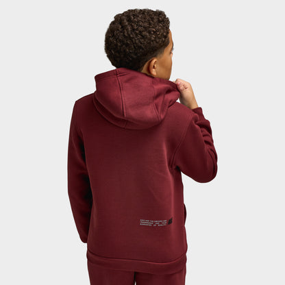 Nike Sportswear Junior Boys' Club Fleece Hoodie BRND NRG / Dark Team Red