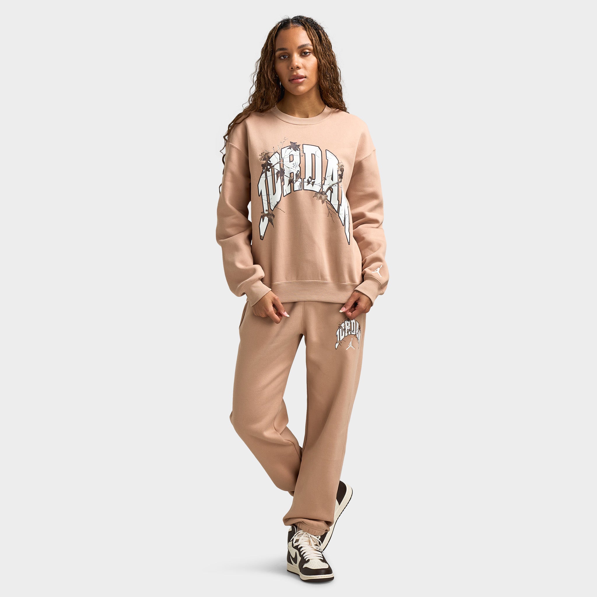 Jordan Women's Brooklyn Fleece Crew Hemp / Sail – JD Sports