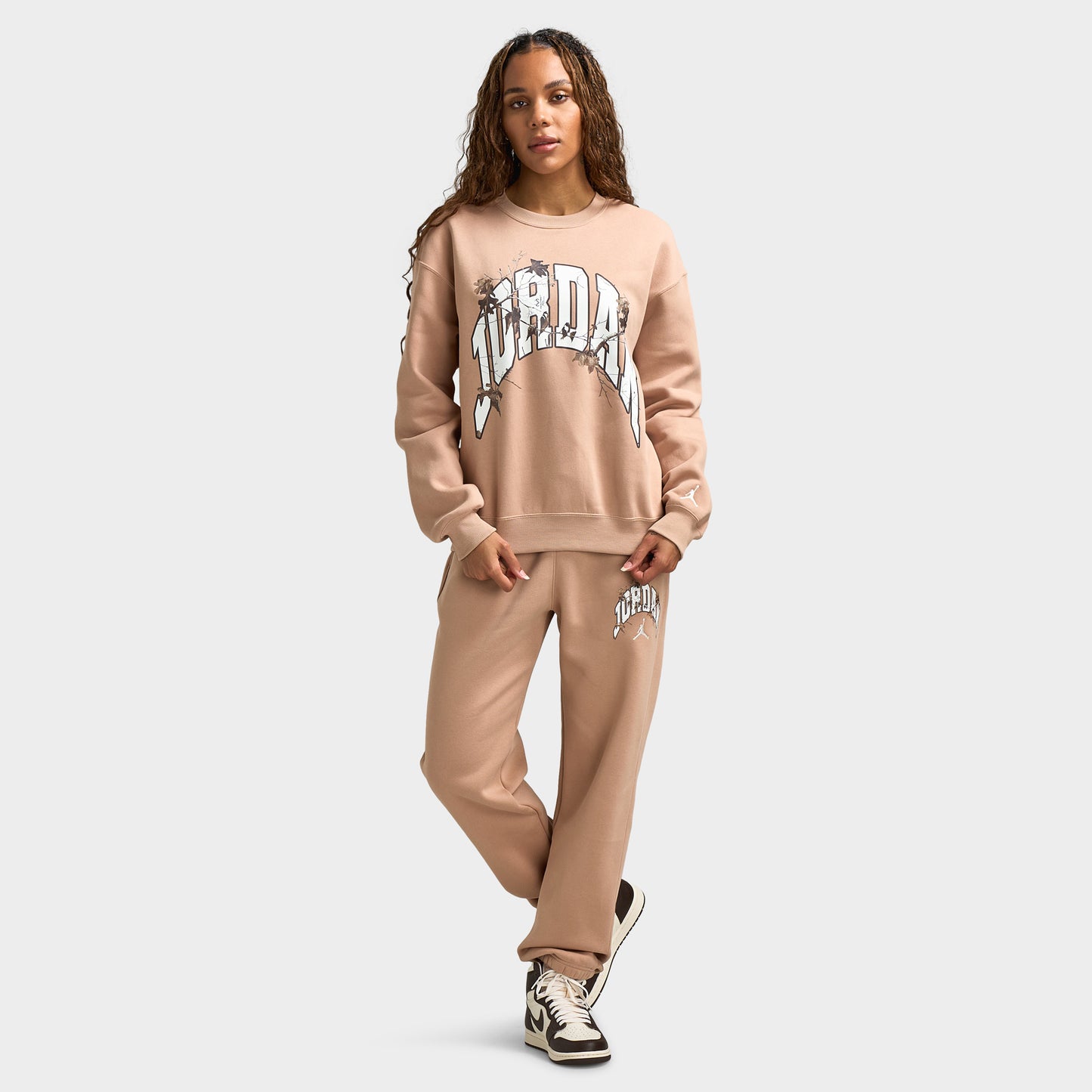 Jordan Women's Brooklyn Fleece Crew Hemp / Sail