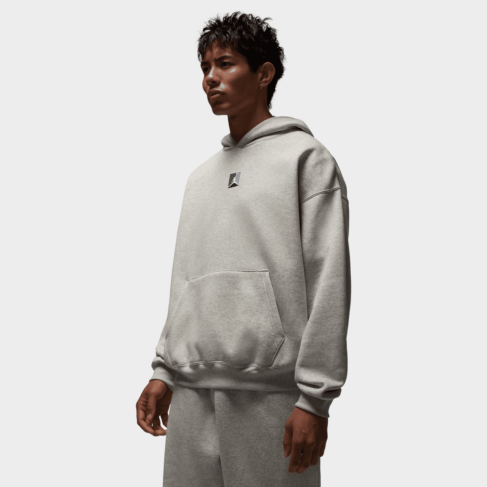 Jordan Brooklyn Fleece Graphic Hoodie / Grey Heather – JD Sports