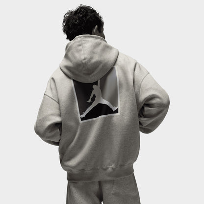Jordan Brooklyn Fleece Graphic Hoodie / Grey Heather