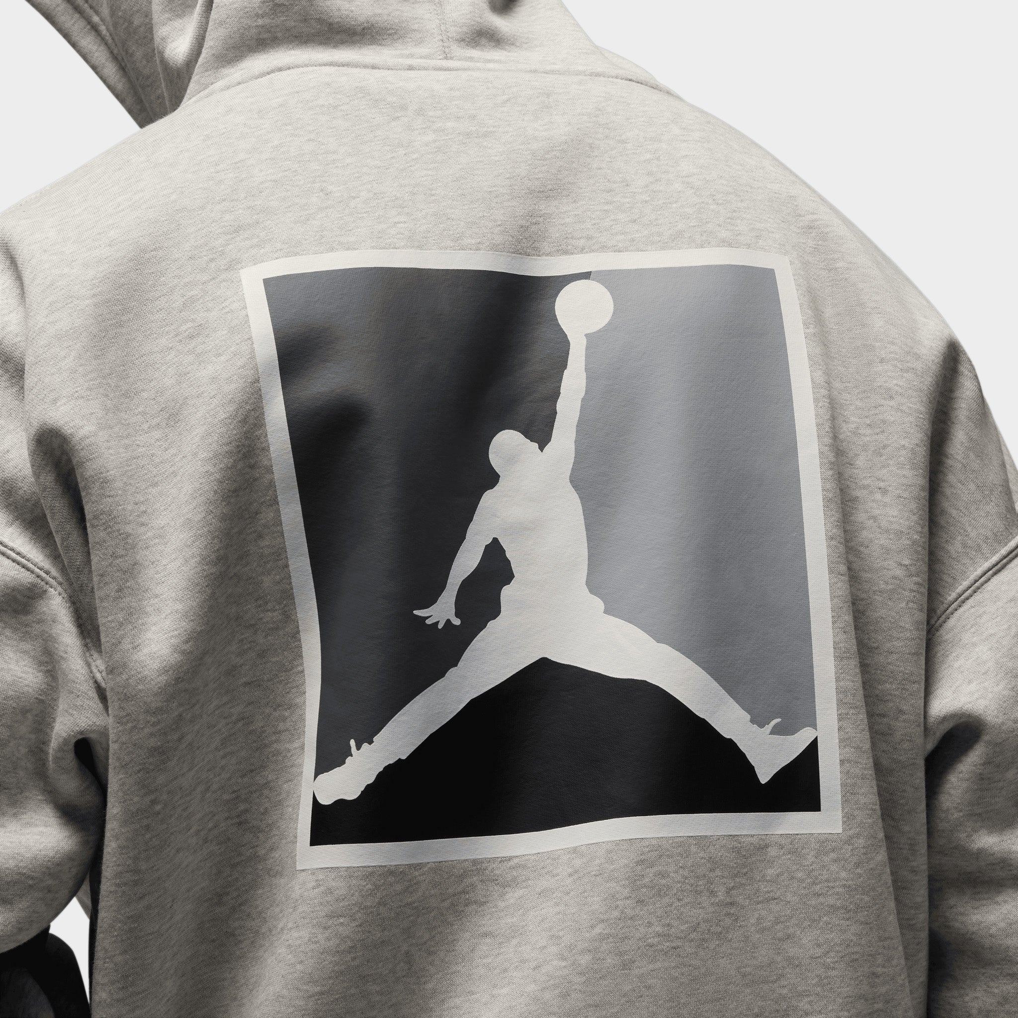 Jordan Brooklyn Fleece Graphic Hoodie / Grey Heather – JD Sports
