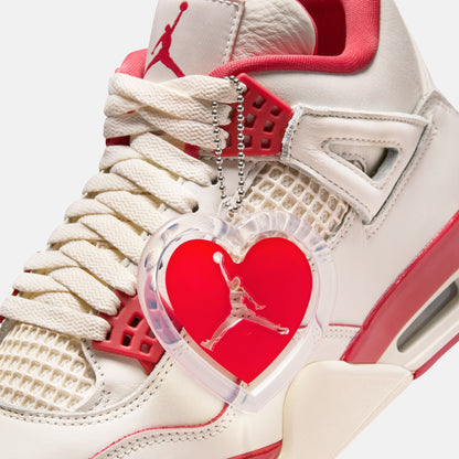 Jordan Women's 4 Retro Pale Ivory / Sierra Red - Tough Red