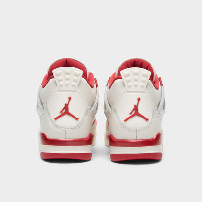 Jordan Women's 4 Retro Pale Ivory / Sierra Red - Tough Red