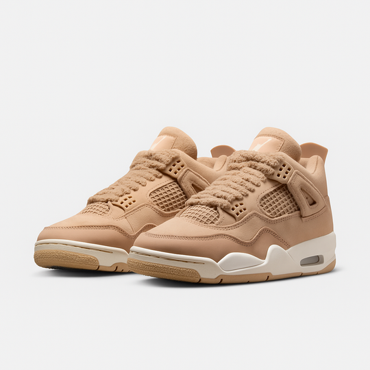 Jordan Femmes 4 Retro Chanvre/marron clair