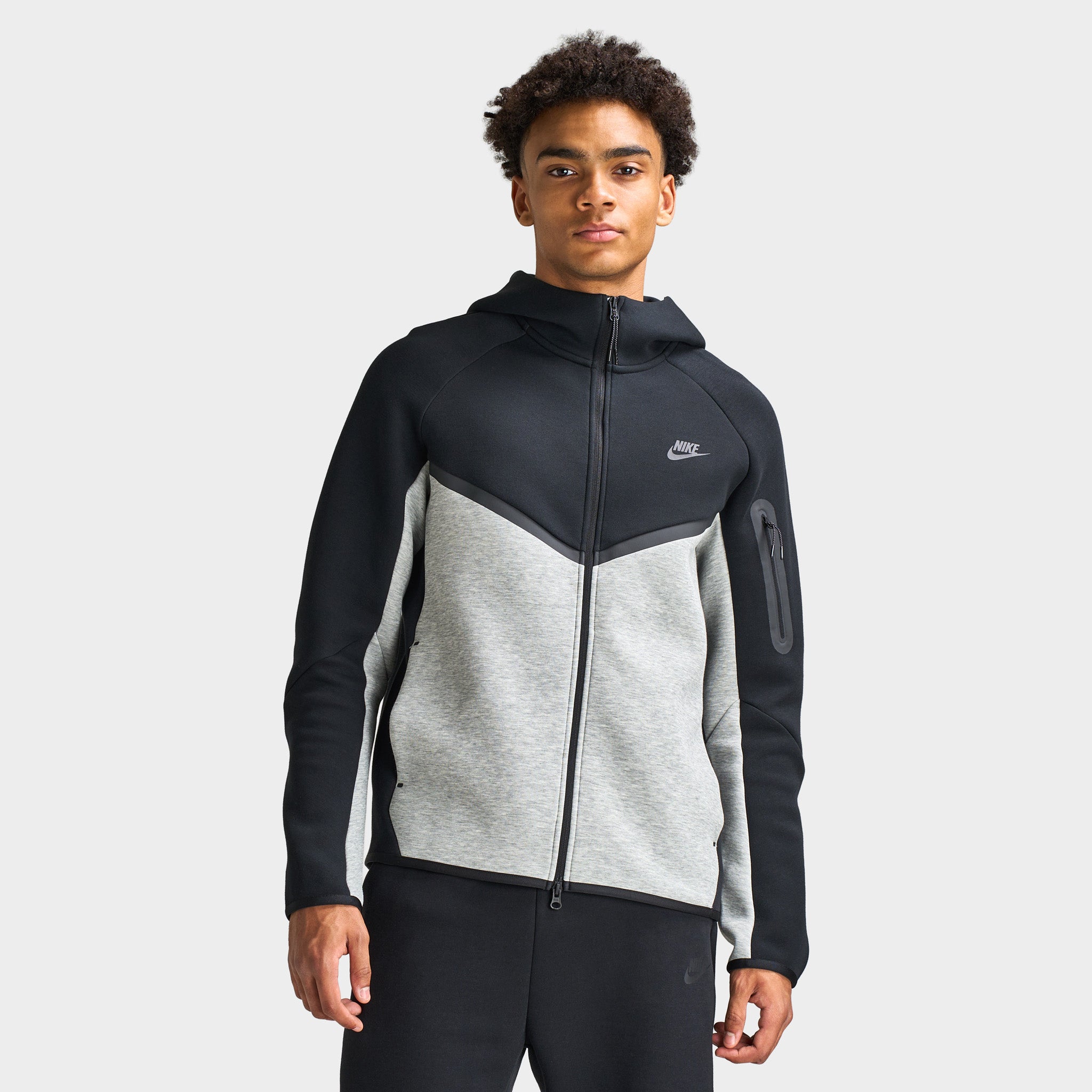 Nike Tech Men's Fleece Windrunner Full-Zip Jacket Black / Dark