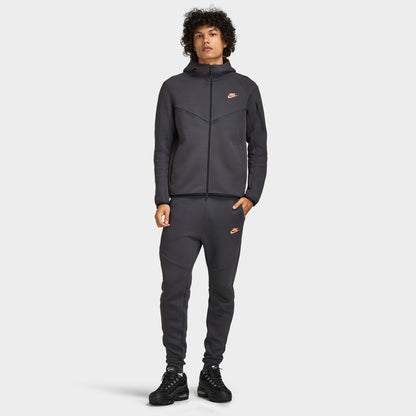 Nike Tech Men's Fleece Windrunner Full-Zip Jacket Anthracite / Orange Frost