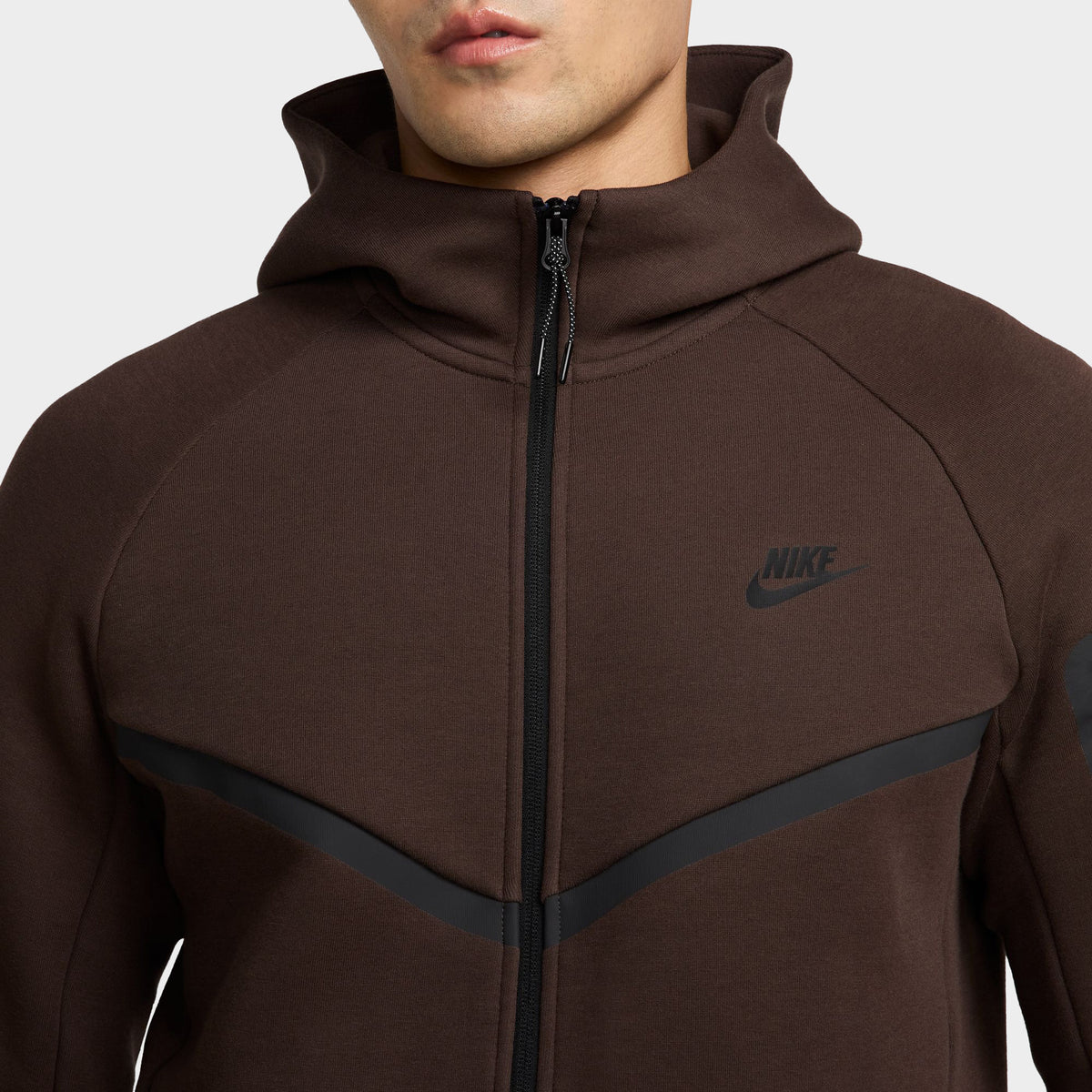 brown nike tech fleece