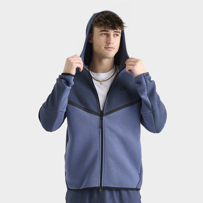 Nike Sportswear Tech Fleece Full-Zip Windrunner Hoodie Thunder Blue / Diffused Blue - Black