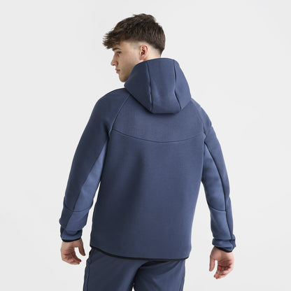 Nike Sportswear Tech Fleece Full-Zip Windrunner Hoodie Thunder Blue / Diffused Blue - Black