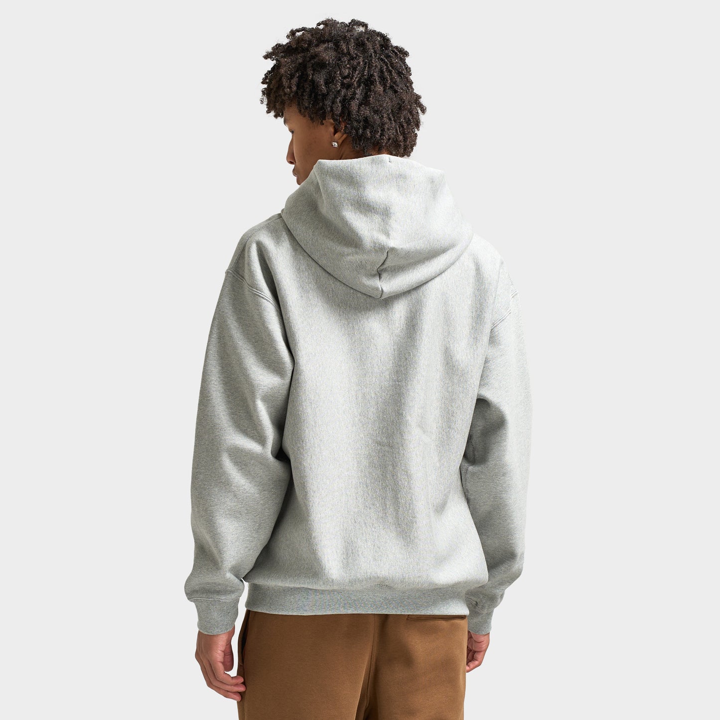 Nike Solo Swoosh Fleece Full-Zip Hoodie Dark Grey Heather / White
