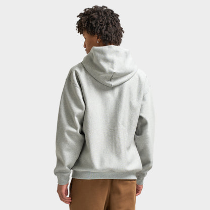 Nike Solo Swoosh Fleece Full-Zip Hoodie Dark Grey Heather / White