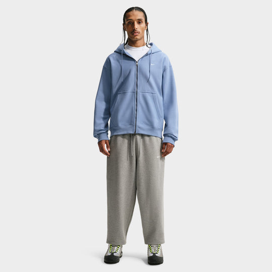 Nike Solo Swoosh Full-Zip Hoodie Work Blue / White