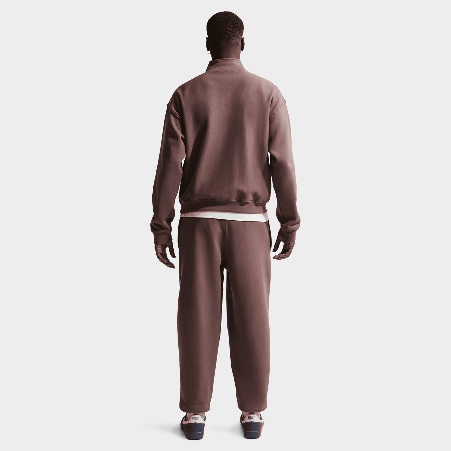Nike Solo Swoosh Hommes Molleton / White 