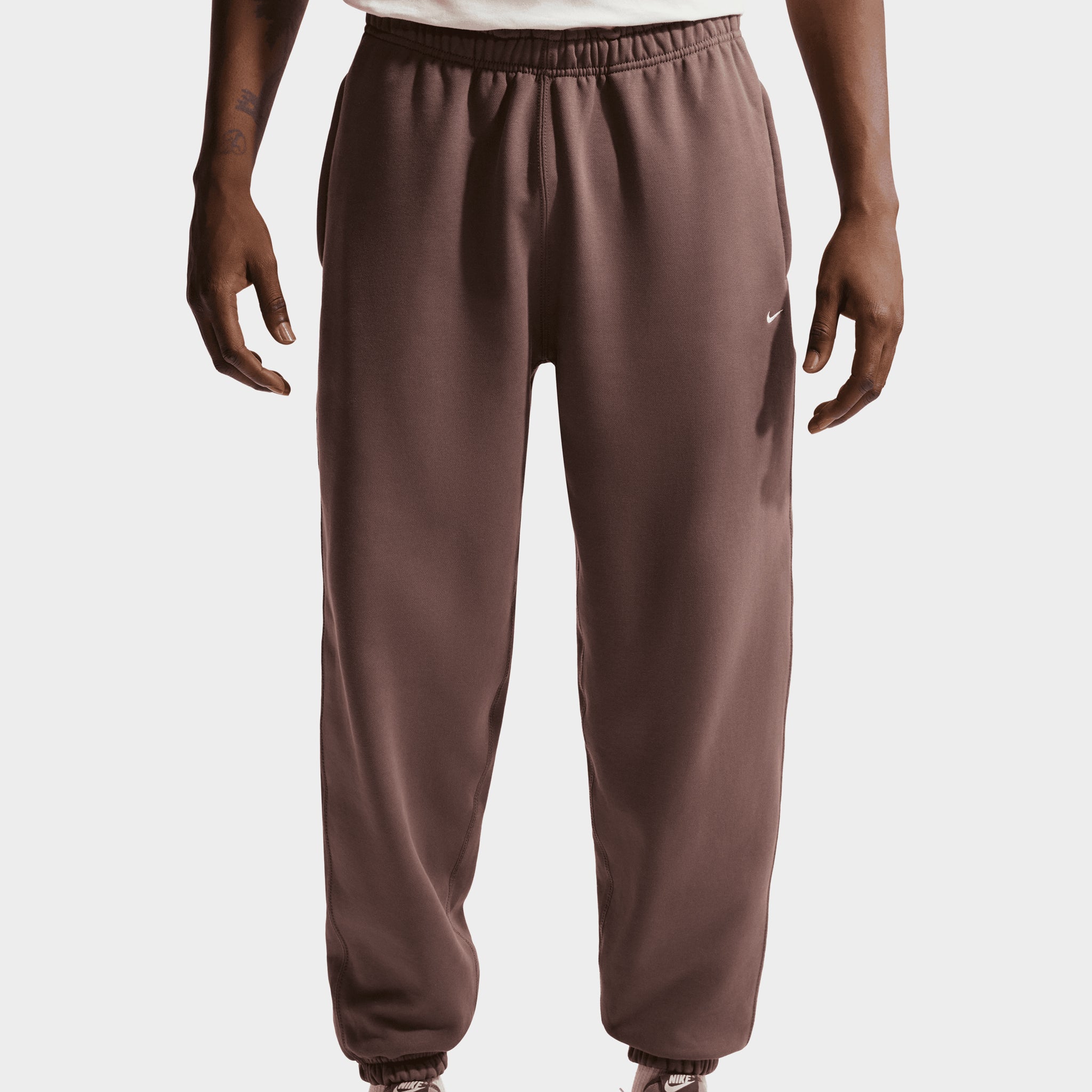 Nike Solo Swoosh Cuffed Fleece Pants / Purple – JD Sports