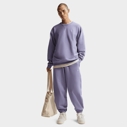 Nike Solo Swoosh Pantalon en molleton à revers / Violet fer