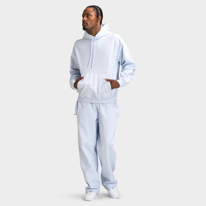 Nike Solo Swoosh Pantalon à ourlet ouvert / Gris football