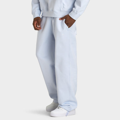 Nike Solo Swoosh Pantalon à ourlet ouvert / Gris football