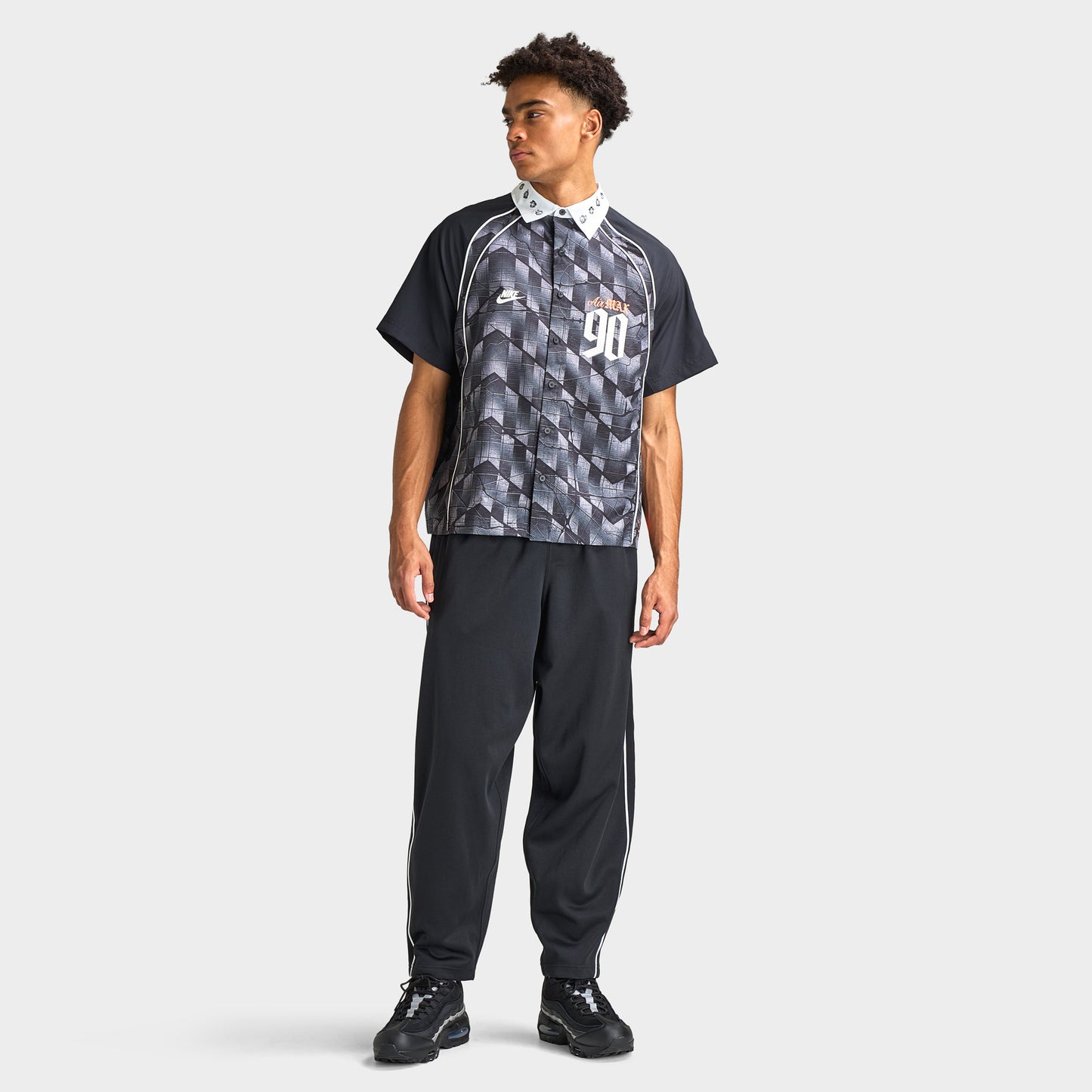 Nike Sportswear Club Oversized Knit Tracksuit Bottoms / Black