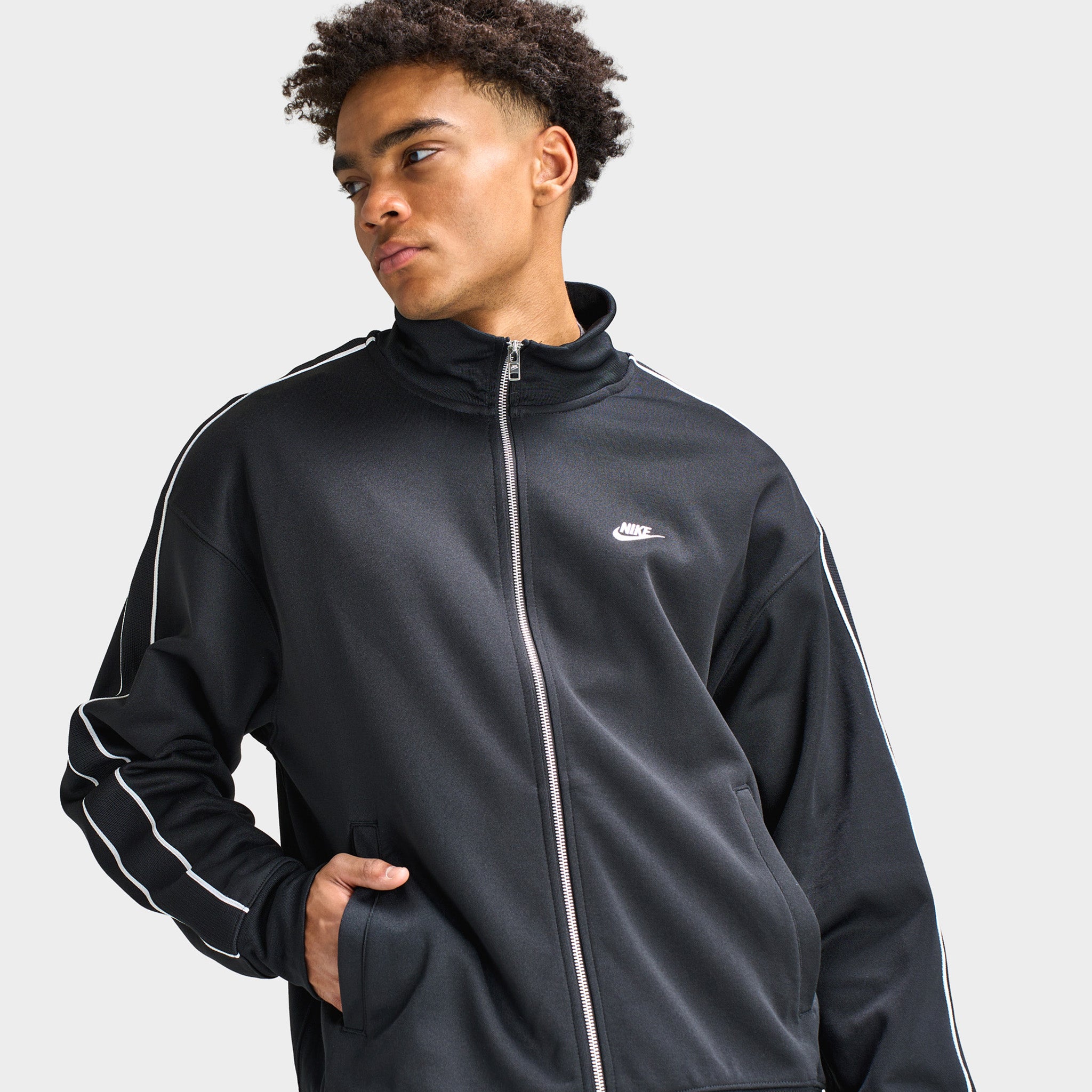 Nike Sportswear Club Oversized Knit Tracksuit Jacket / Black – JD