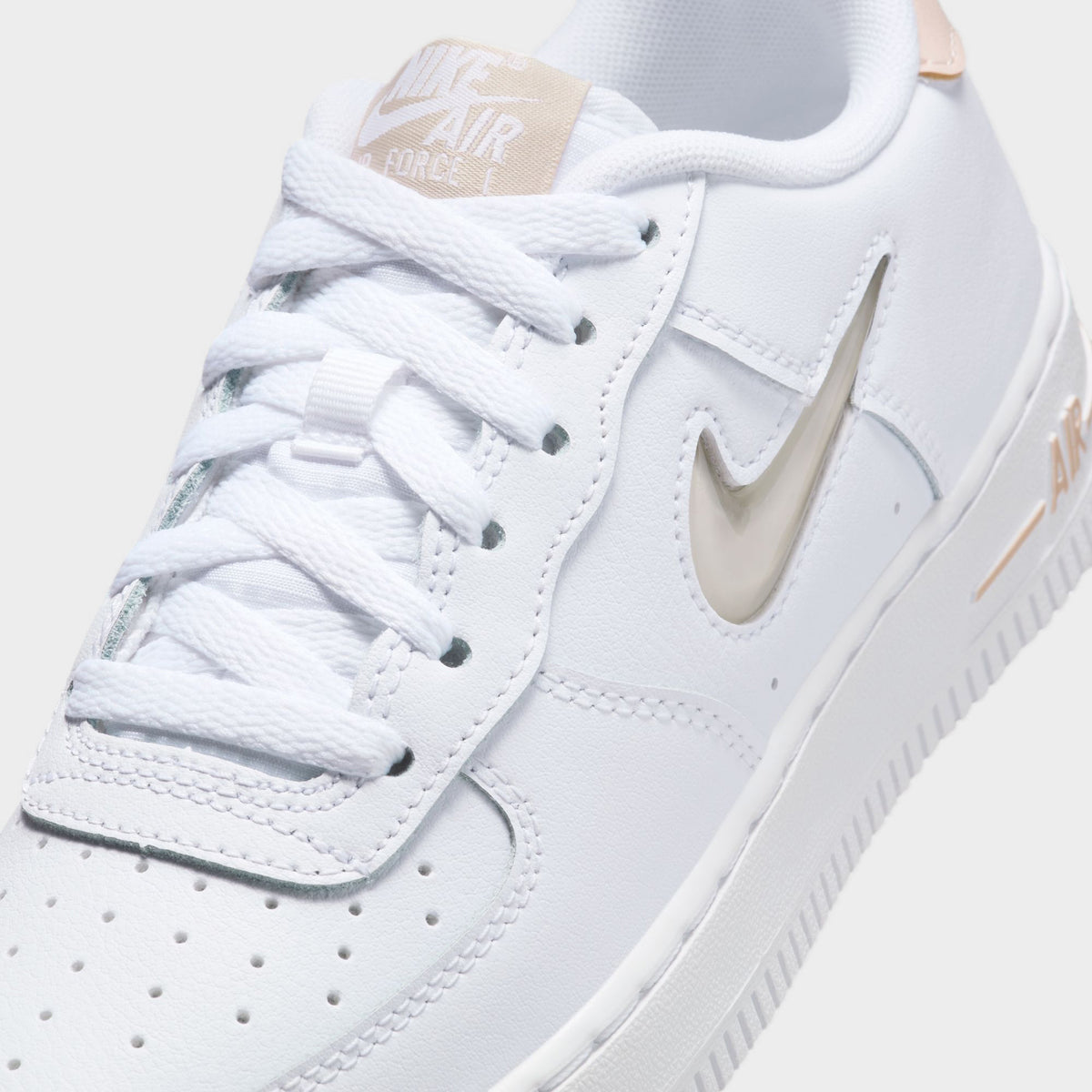 Nike Air Force 1 GS White / Sanddrift JD Sports