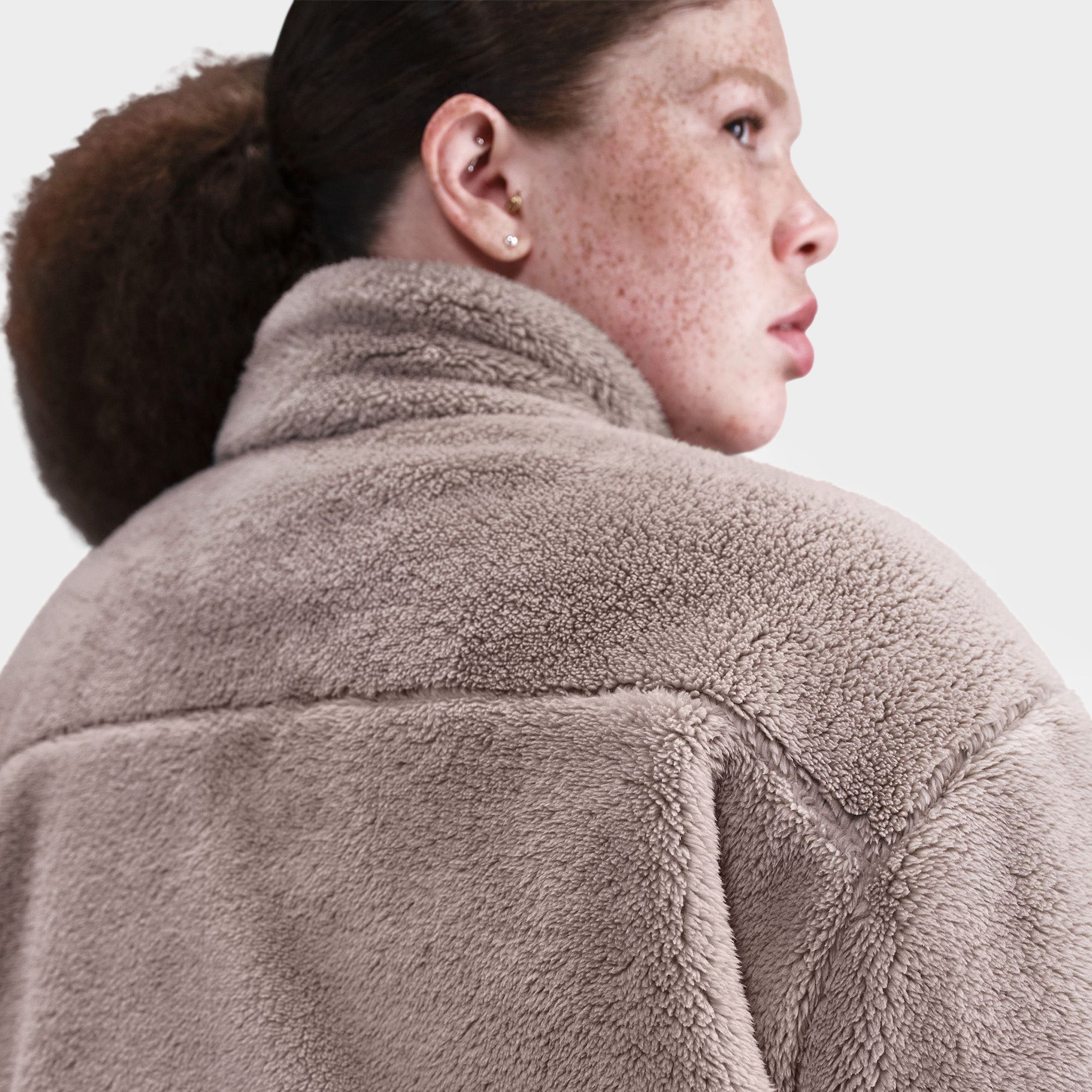 Nike Sportswear Essential Sherpa Jacket / Malt / Sail – JD Sports