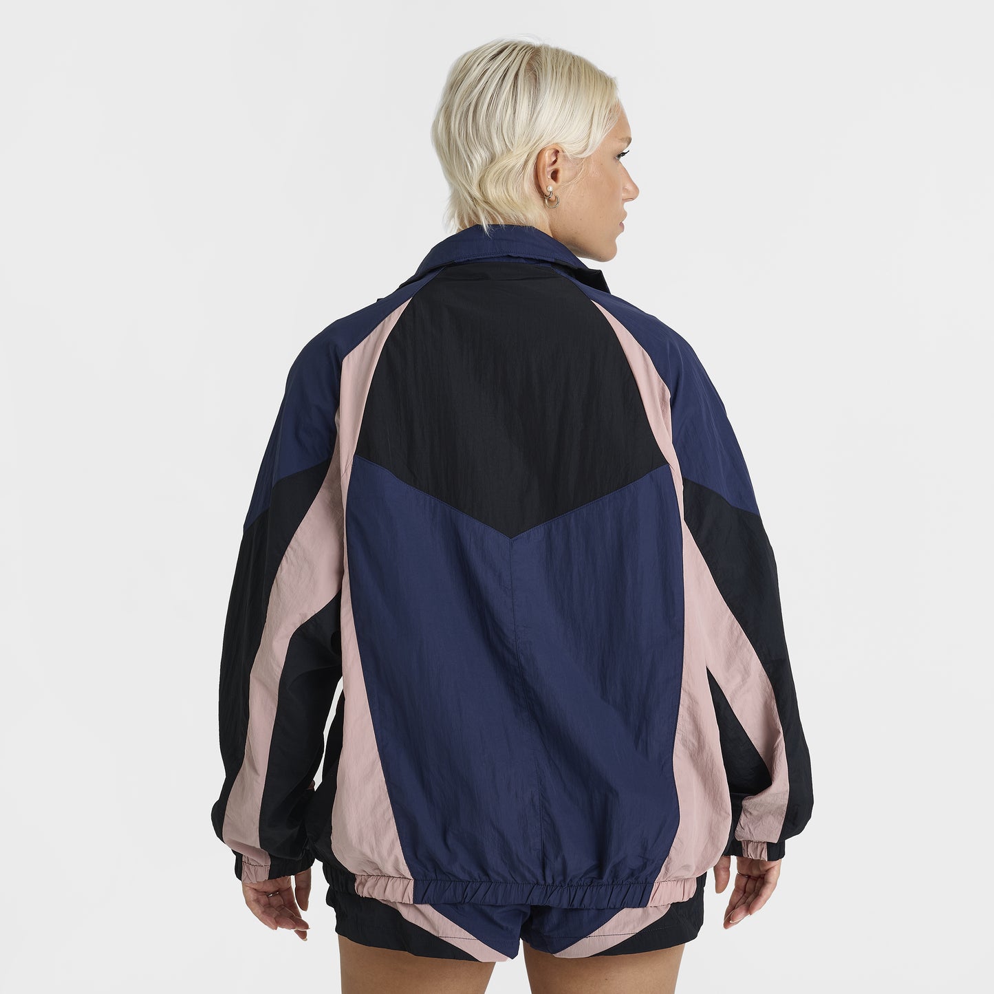 Nike Sportswear Women's Oversized Track Jacket Midnight Navy / Black