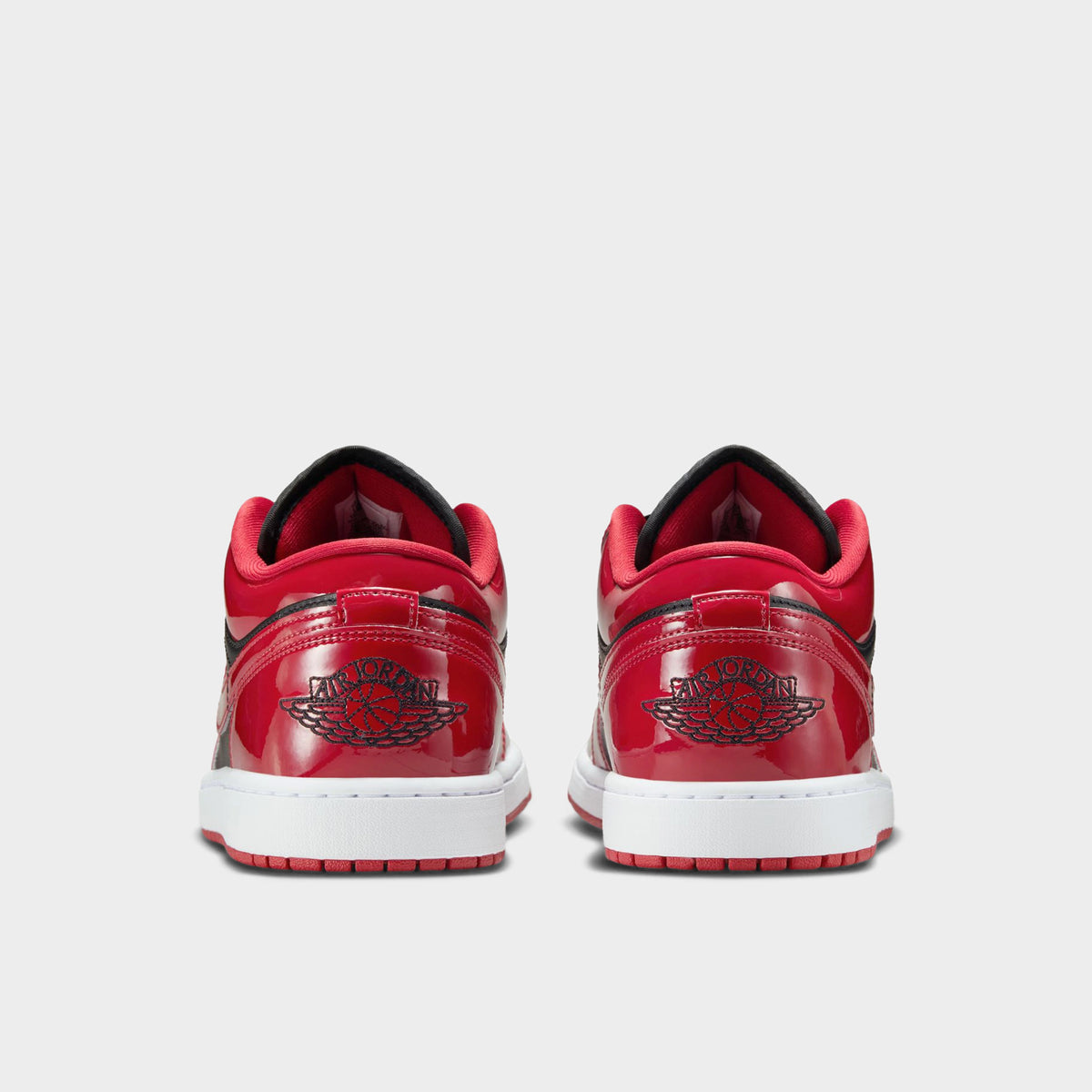 Jordan 1 Low Black / White - Red – JD Sports