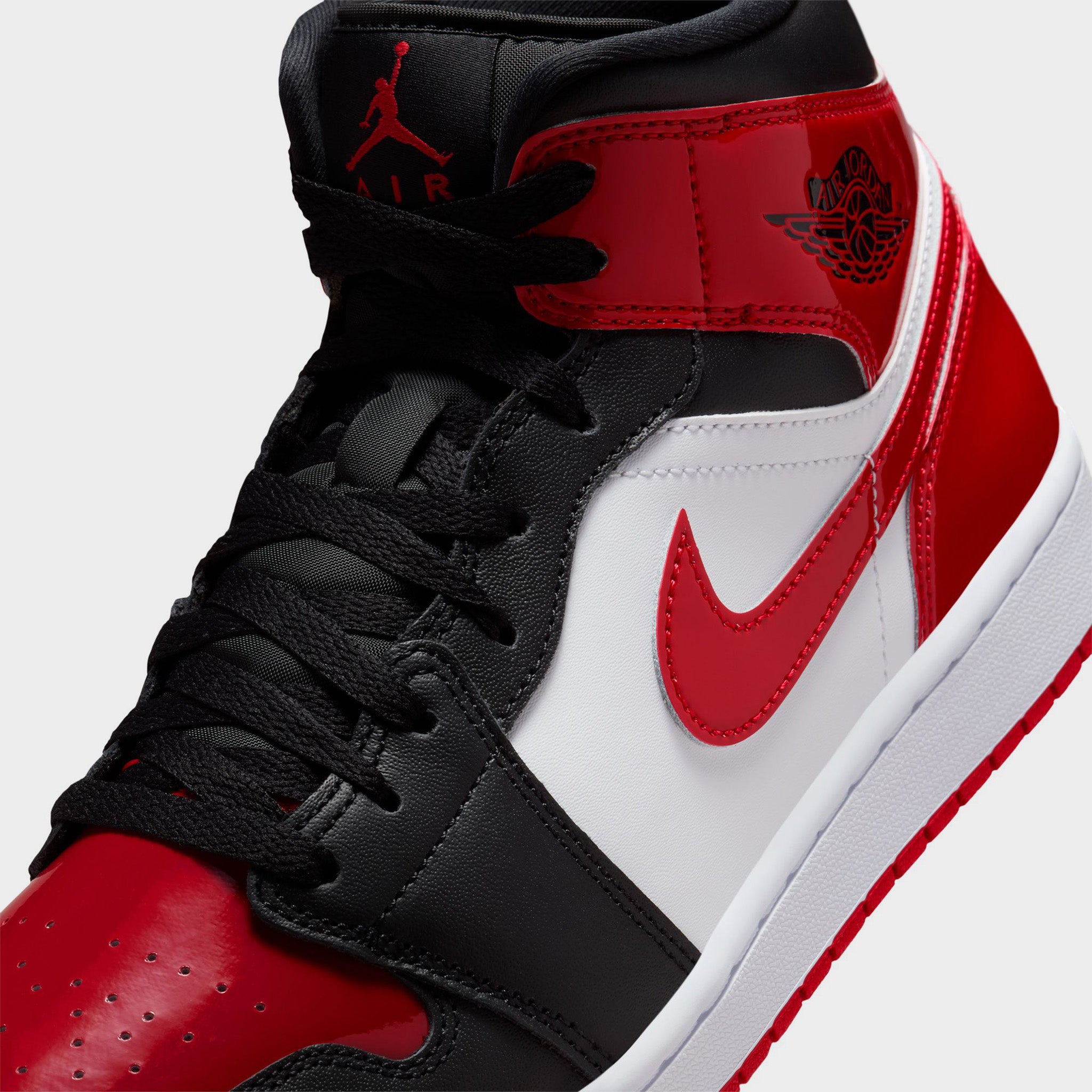 Air Jordan 1 Mid Black / Red / White – JD Sports