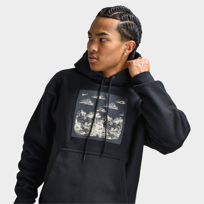Nike Solo Swoosh Fleece Hoodie / Black