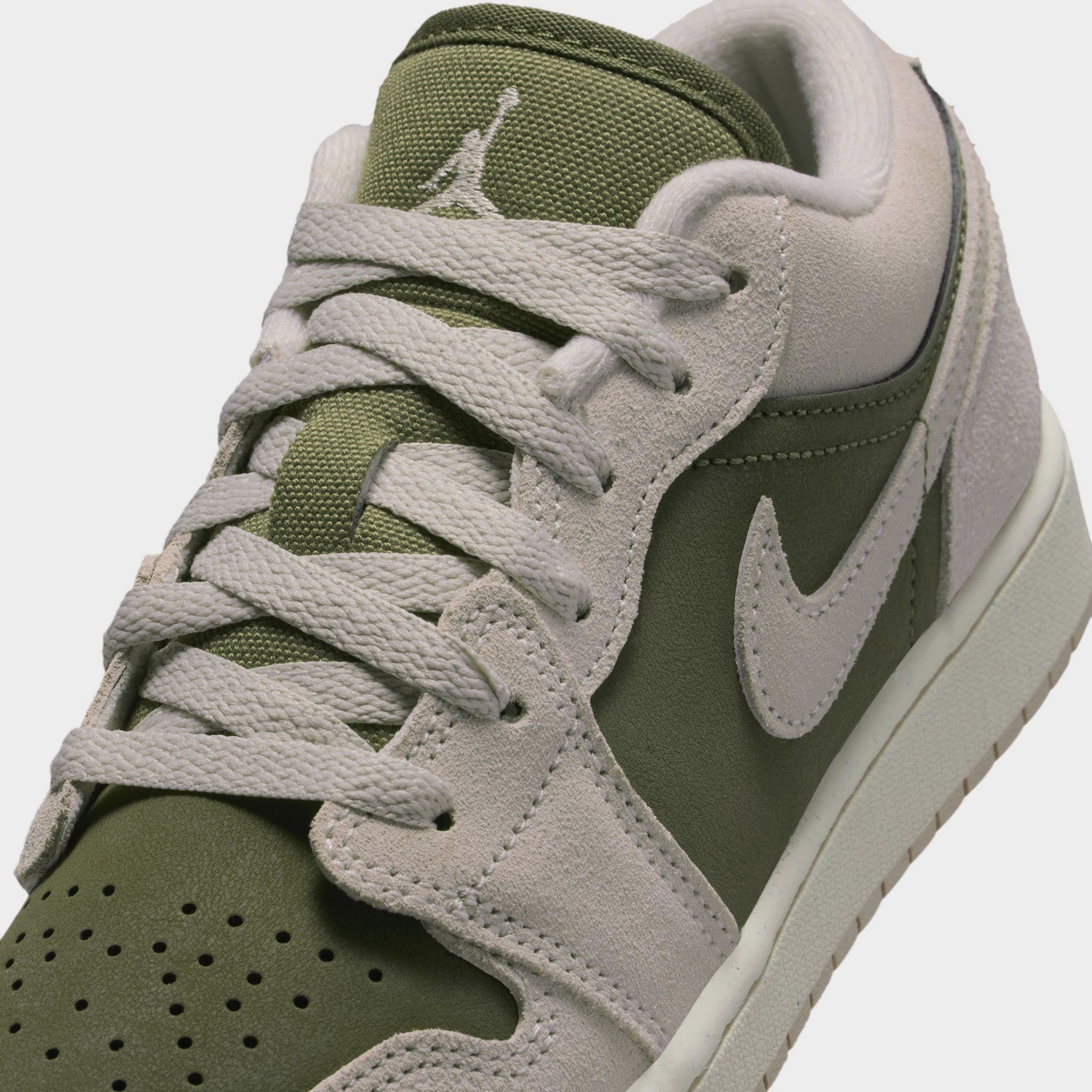Jordan 1 Low SE GS Medium Olive / Light Orewood Brown - Sail – JD