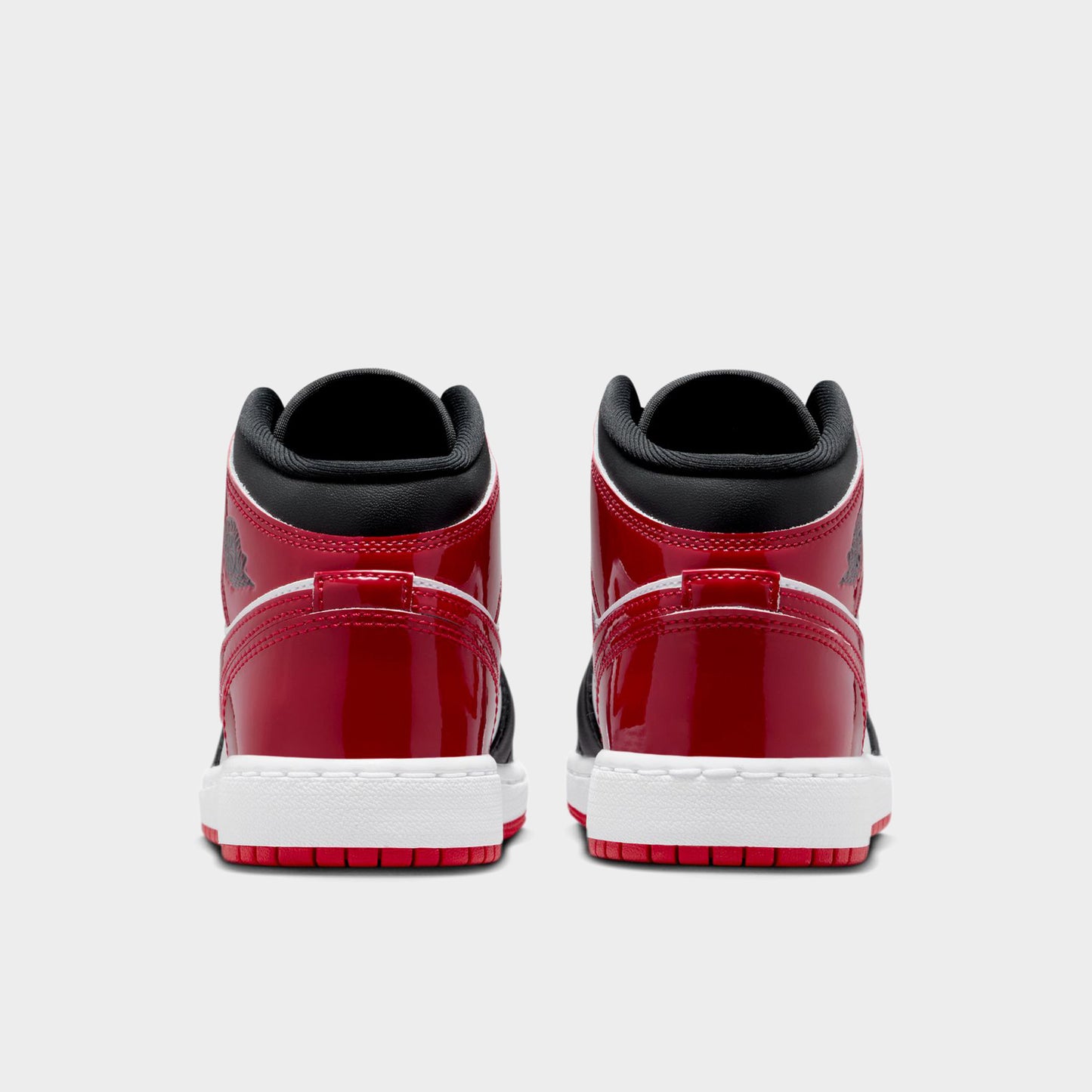 Jordan 1 Mid SE GS Noir / Rouge Varsity - Blanc