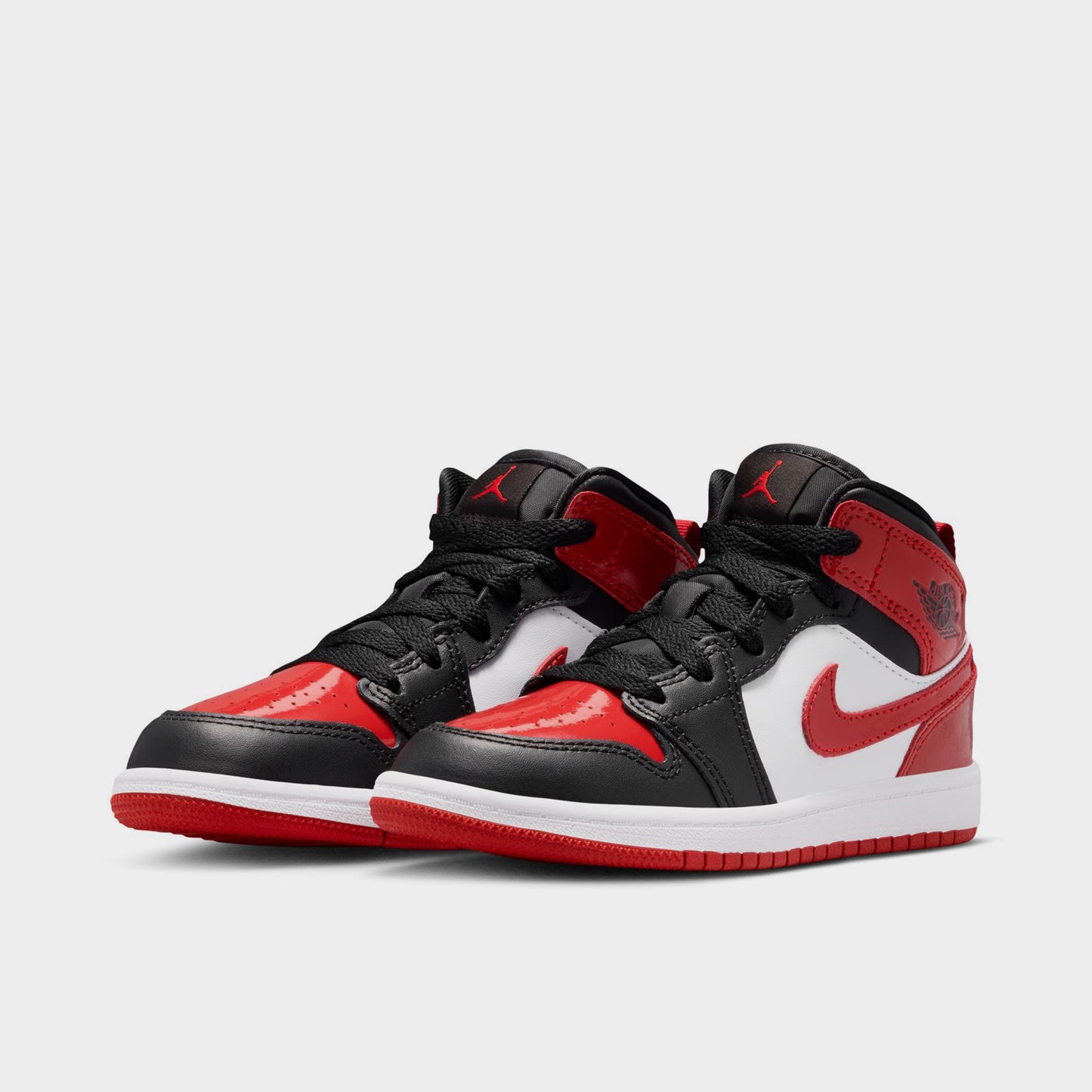Jordan 1 Mid SE PS Black / Varsity Red - White