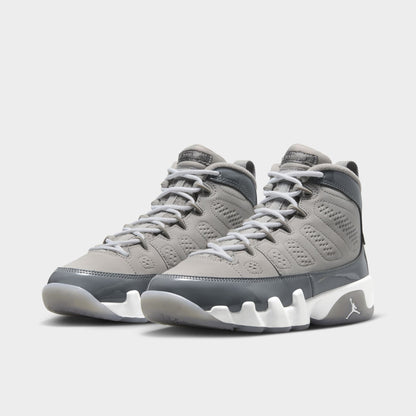 Jordan 9 Retro GS Medium Grey / Cool Grey - White