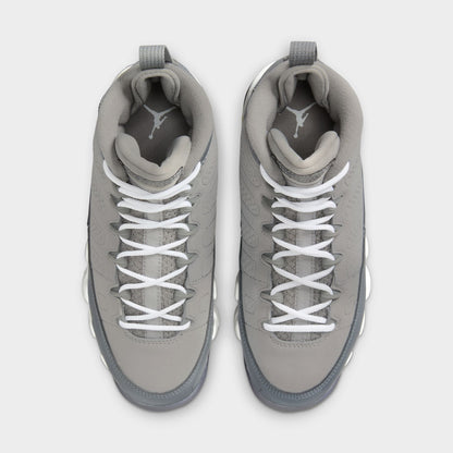 Jordan 9 Retro GS Medium Grey / Cool Grey - White