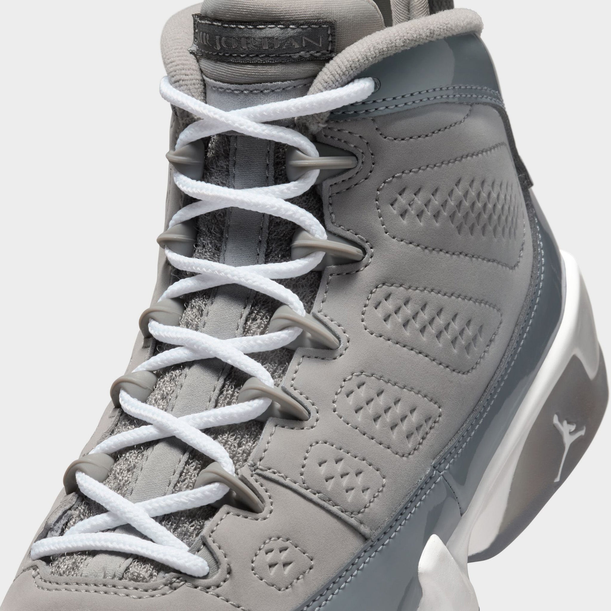 シューズ(男性用) AIR JORDAN 9 RETRO COOL GREY-WHITE 28cm Jordan 9 Retro GS Medium Grey / Cool Grey - White – JD Sports