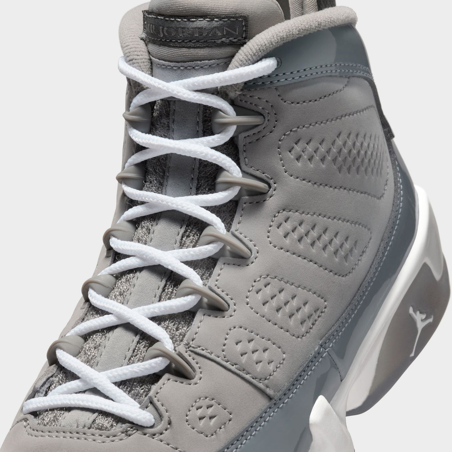 Jordan 9 Retro GS Medium Grey / Cool Grey - White